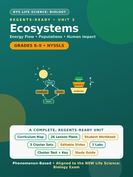 Biology Curriculum Unit 3: Ecosystems & Interdependence | NGSS & NYS Regents