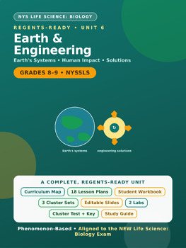 Biology Curriculum Unit 6: Earth's Systems & Human Impact | NGSS & NYS Regents
