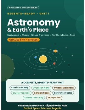 Earth & Space Science Unit 1: Astronomy & Earth's Place in the Universe | NGSS