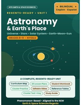 Earth & Space Science Unit 1: Astronomy | Bilingual Spanish/ENL | Regents